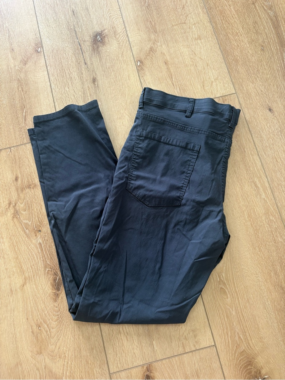 Men's Navy Stretch Casual Pants